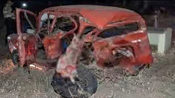 Un fallecido en un choque entre dos autos en Ruta 20