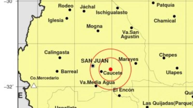 Sismo en San Juan en la madrugada de este miércoles