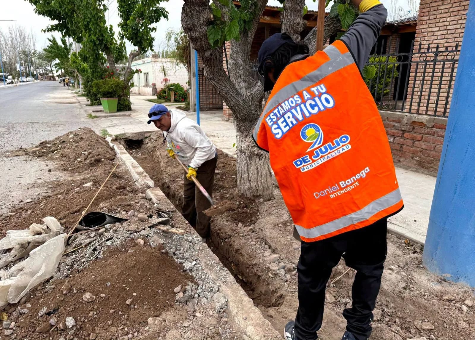 Se habilitan acequias donde nunca existieron en 9 de Julio
